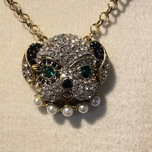 Betsy Johnson dog necklace